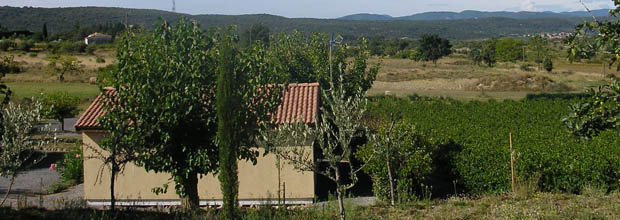 vue d'un gites à beaulieu Ardèche